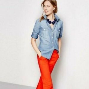 J. Crew Classic Chambray Shirt size S